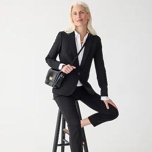 J. Crew Parke Blazer in Italian Wool size 8 black